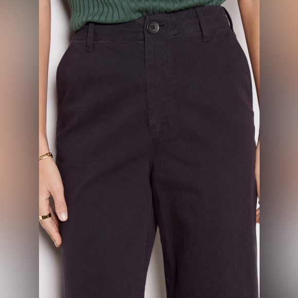 Monrow Women's Wide Leg Chino Pants - Picture 2 of 3
